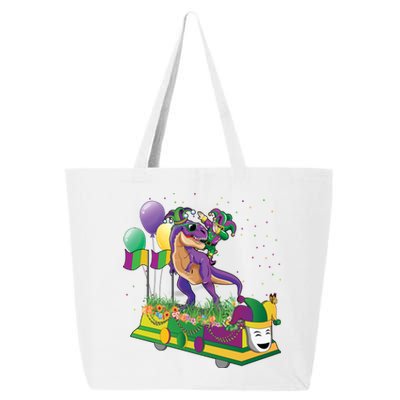 Mardi Gras Gift Dabbing Joker T Rex Dinosaur Gift 25L Jumbo Tote