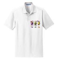 Mardi Gras Glass Funny Drinking Wine Festival Parade Dry Zone Grid Polo