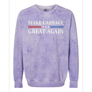 Make Garbage Great Again Colorblast Crewneck Sweatshirt