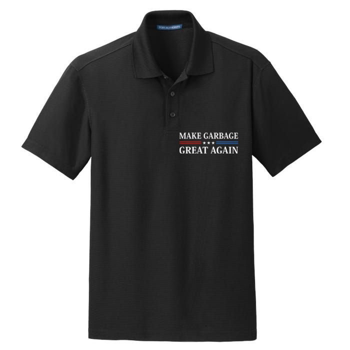 Make Garbage Great Again Dry Zone Grid Polo