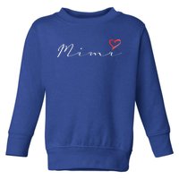 Mimi Grandma Grandmother Cute Mimi Gift Toddler Sweatshirt