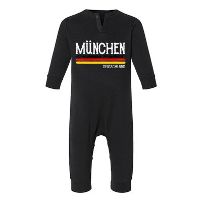 Munich Germany Gift Munchen Souvenir Infant Fleece One Piece