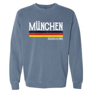 Munich Germany Gift Munchen Souvenir Garment-Dyed Sweatshirt