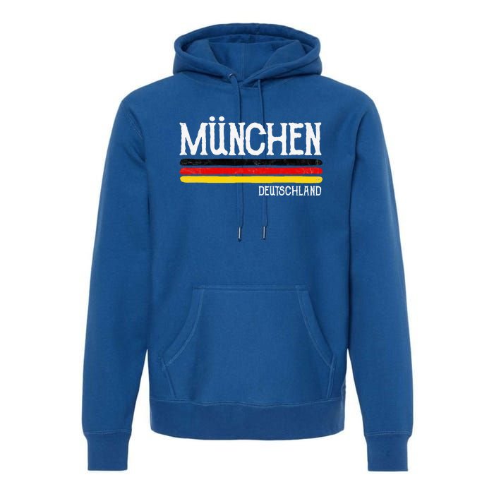 Munich Germany Gift Munchen Souvenir Premium Hoodie