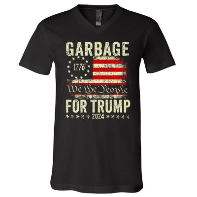 Make Garbage Great Again Garbage For Trump 2024 V-Neck T-Shirt