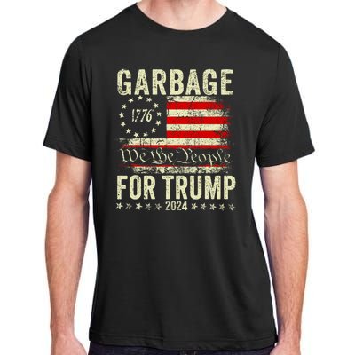 Make Garbage Great Again Garbage For Trump 2024 Adult ChromaSoft Performance T-Shirt