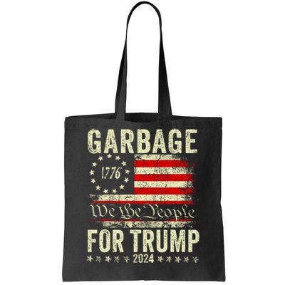 Make Garbage Great Again Garbage For Trump 2024 Tote Bag