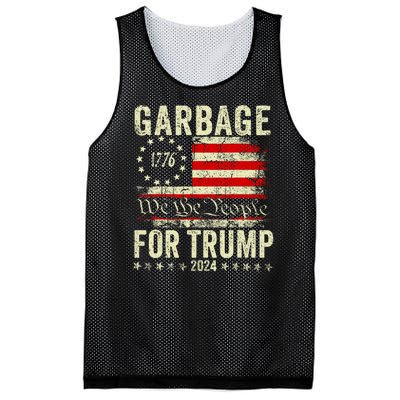 Make Garbage Great Again Garbage For Trump 2024 Mesh Reversible Basketball Jersey Tank