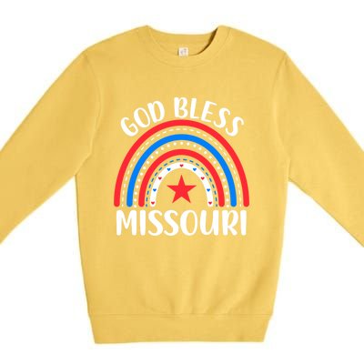 Missouri Great Gift I Love Missouri Usa Gift Premium Crewneck Sweatshirt