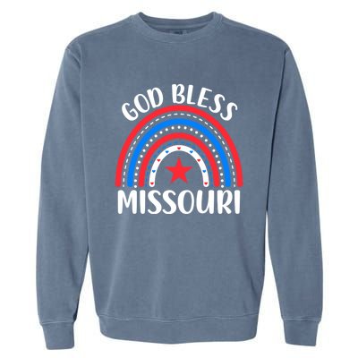 Missouri Great Gift I Love Missouri Usa Gift Garment-Dyed Sweatshirt