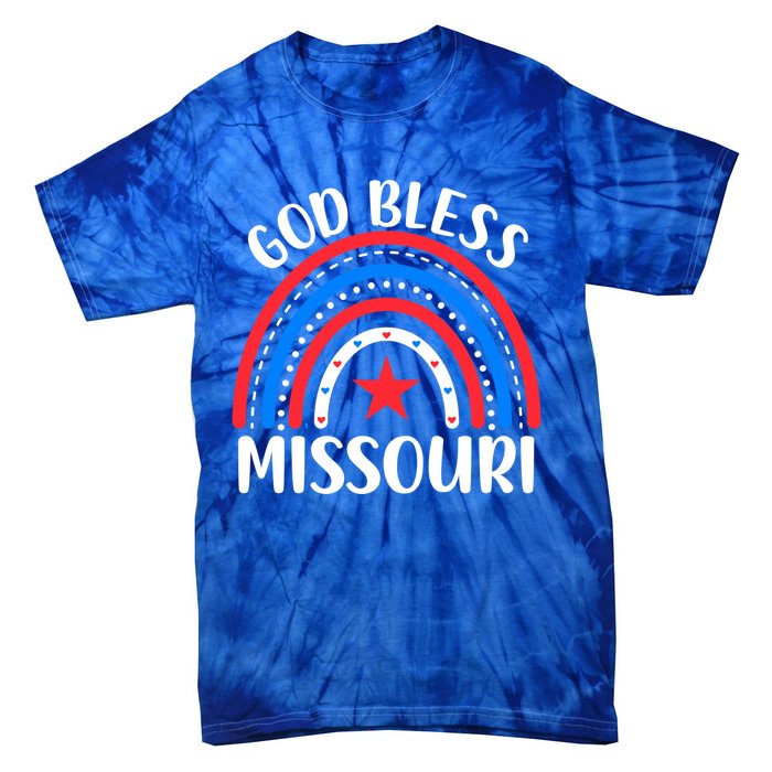 Missouri Great Gift I Love Missouri Usa Gift Tie-Dye T-Shirt