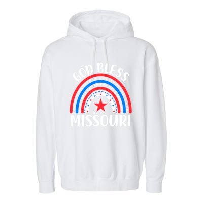 Missouri Great Gift I Love Missouri Usa Gift Garment-Dyed Fleece Hoodie