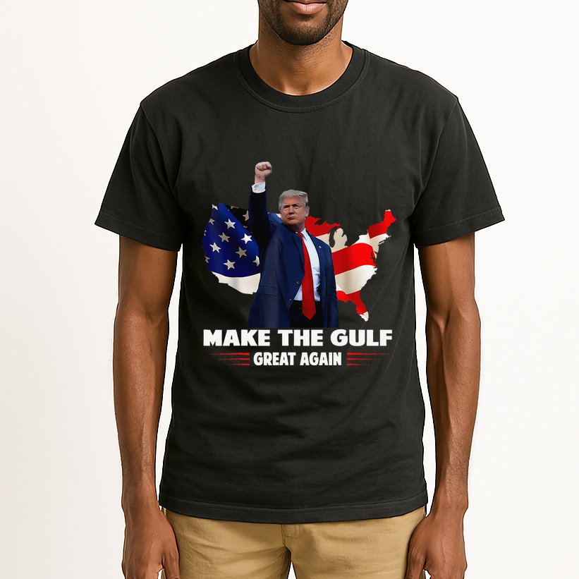 Make Gulf Great Again Funny Trump Gulf Of Mexico Tall T-Shirt
