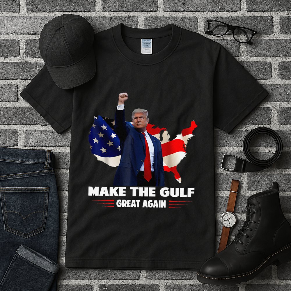 Make Gulf Great Again Funny Trump Gulf Of Mexico Tall T-Shirt