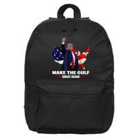 Make Gulf Great Again Funny Trump Gulf Of Mexico 16 in Basic Backpack