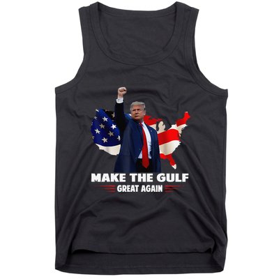 Make Gulf Great Again Funny Trump Gulf Of Mexico Tank Top