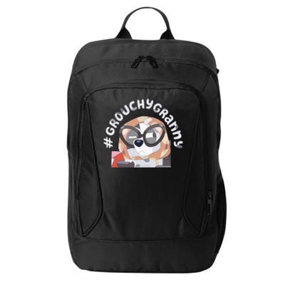 Muffin Grouchy Granny Funny Dog Lover City Backpack