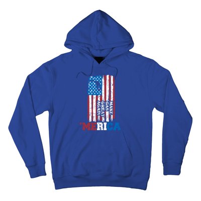 Make Gas Great Again Merica Petrol Pump Us Flag Great Gift Hoodie