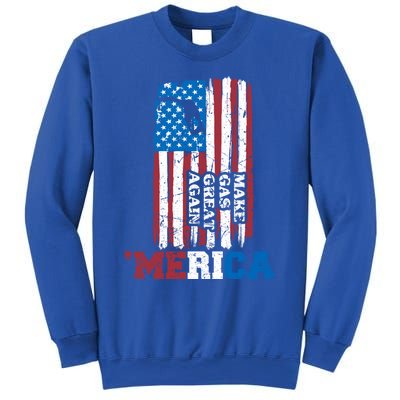 Make Gas Great Again Merica Petrol Pump Us Flag Great Gift Sweatshirt