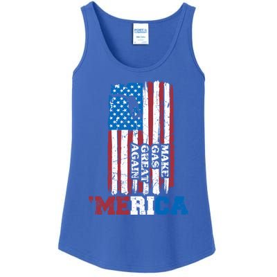 Make Gas Great Again Merica Petrol Pump Us Flag Great Gift Ladies Essential Tank