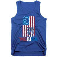 Make Gas Great Again Merica Petrol Pump Us Flag Great Gift Tank Top