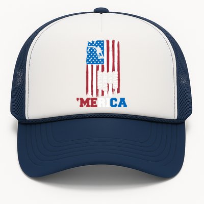 Make Gas Great Again Merica Petrol Pump Us Flag Gift Trucker Hat