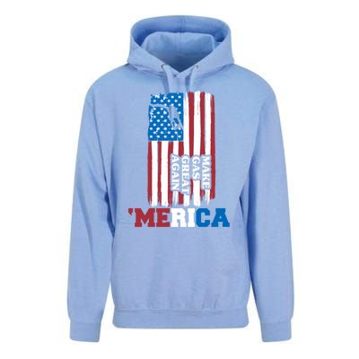 Make Gas Great Again Merica Petrol Pump Us Flag Gift Unisex Surf Hoodie