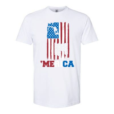 Make Gas Great Again Merica Petrol Pump Us Flag Gift Softstyle CVC T-Shirt