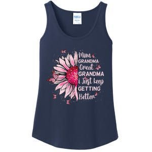 Mom Grandma Great Grandma I Just Keep Getting Better Mother Ladies Essential Tank