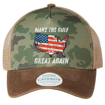 Make Gulf Great Again Trump Gulf Of Usa America Trump Legacy Tie Dye Trucker Hat