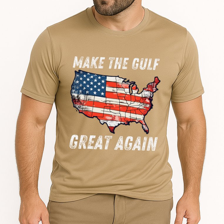 Make Gulf Great Again Trump Gulf Of Usa America Trump Cooling Performance Crew T-Shirt