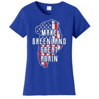 Make Greenland Great Again 51st State Usa Flag Retro Meaningful Gift Women's T-Shirt