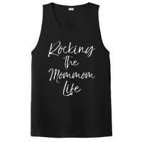 Music Grandma Gift From Grandkids Rocking The Mommom Life PosiCharge Competitor Tank