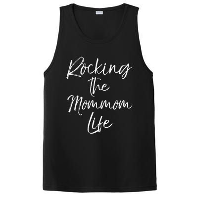 Music Grandma Gift From Grandkids Rocking The Mommom Life PosiCharge Competitor Tank