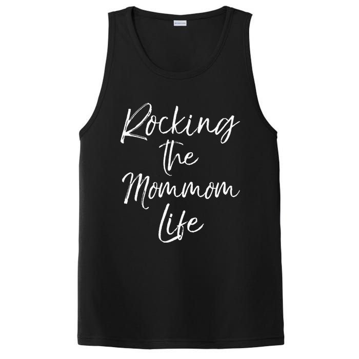 Music Grandma Gift From Grandkids Rocking The Mommom Life PosiCharge Competitor Tank