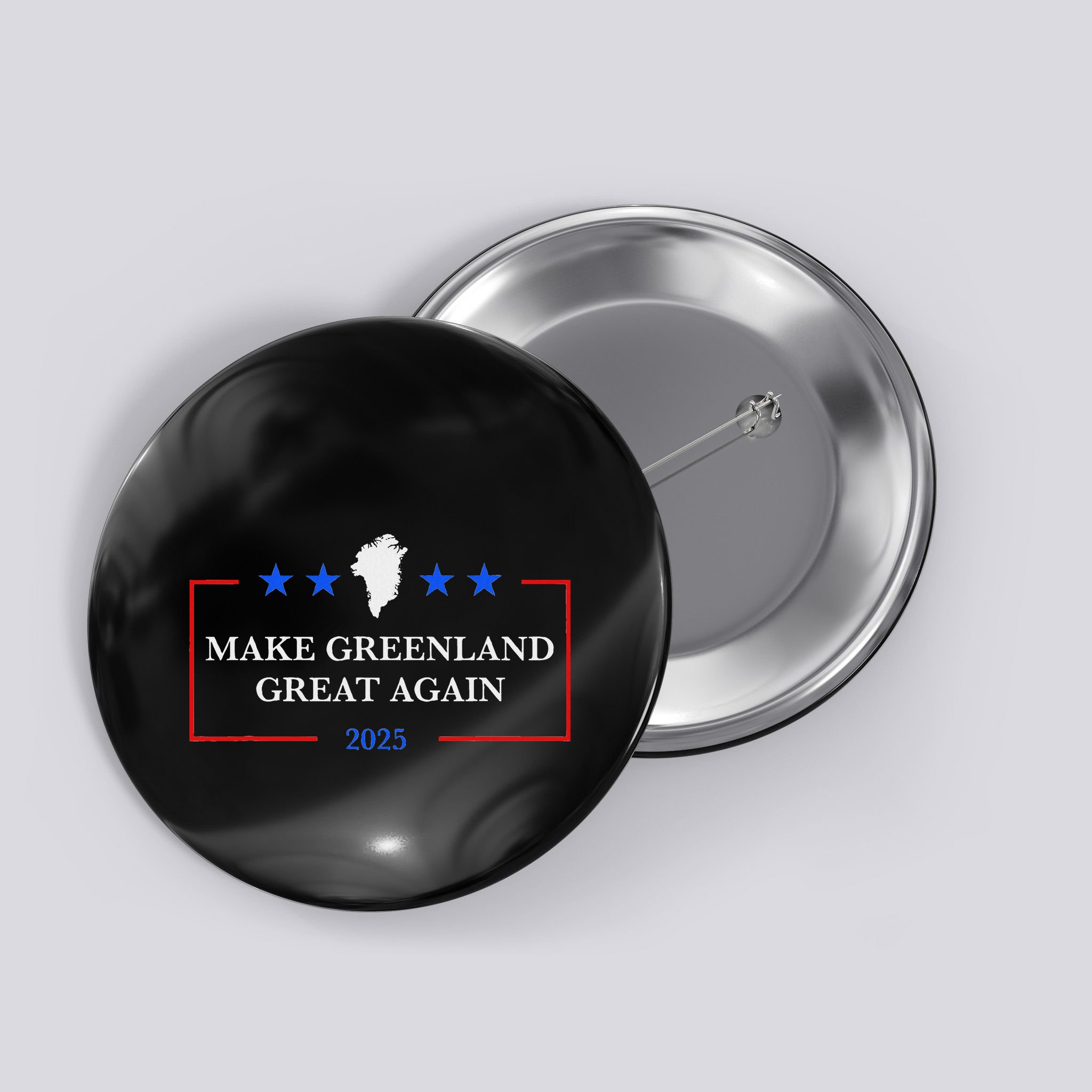 Make Greenland Great Again Act Usa 51st Button