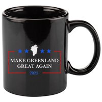 Make Greenland Great Again Act Usa 51st 11oz C Handle Ceramic Mug
