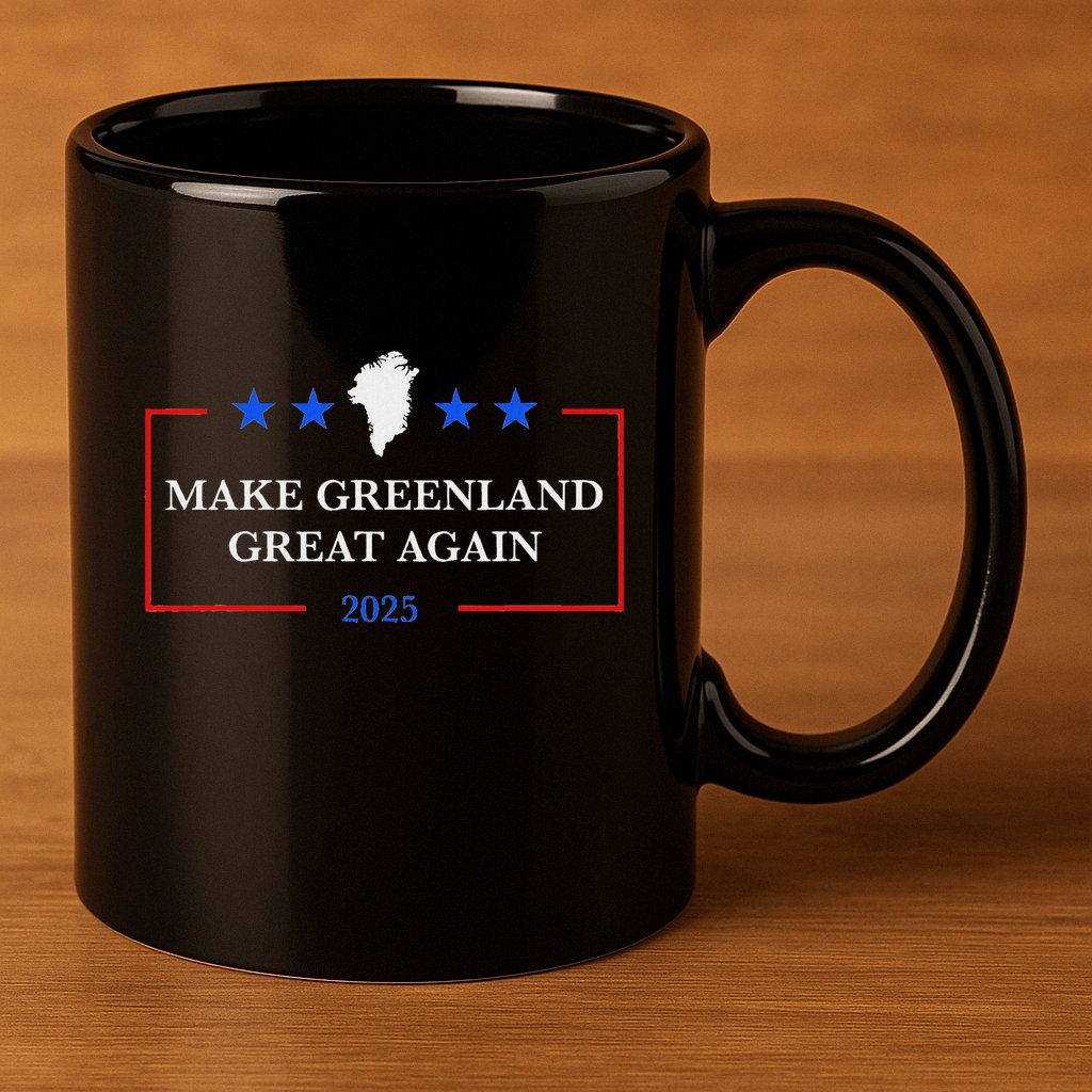 Make Greenland Great Again Act Usa 51st 11oz C Handle Ceramic Mug