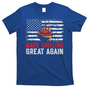 Make Grilling Great Again American Flag Griller Barbecue Top Funny Gift T-Shirt