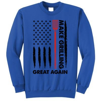 Make Grilling Great Again Funny Bbq Pitmaster American Flag Gift Sweatshirt