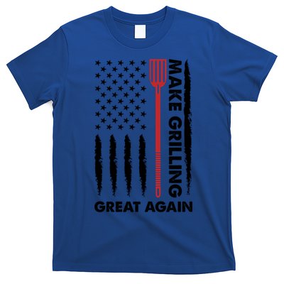 Make Grilling Great Again Funny Bbq Pitmaster American Flag Gift T-Shirt