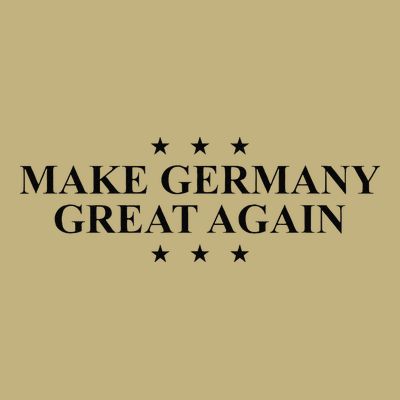 Make Germany Great Again Funny Trump Slogan Germany T-Shirt