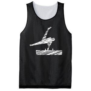 Motif Gymnastics Gymnast Gymnastics Fan Mesh Reversible Basketball Jersey Tank