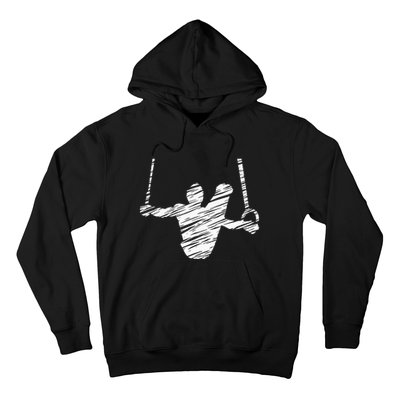 Motif Gymnastics Gymnast Gymnastics Fan Hoodie