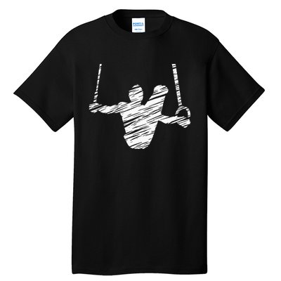 Motif Gymnastics Gymnast Gymnastics Fan Tall T-Shirt