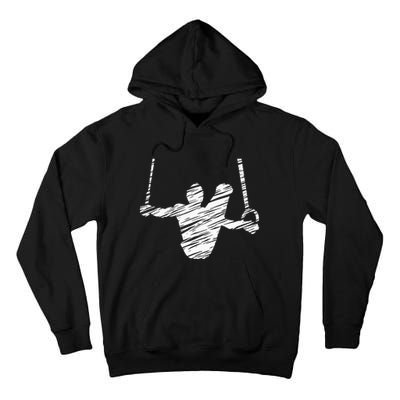 Motif Gymnastics Gymnast Gymnastics Fan Tall Hoodie