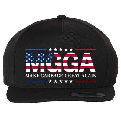 Make Garbage Great Again Election Funny Trump Supporters Wool Snapback Cap