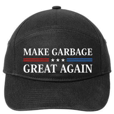 Make Garbage Great Again 7-Panel Snapback Hat