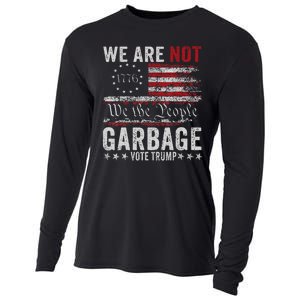 Make Garbage Great Again Garbage For Trump 2024 Cooling Performance Long Sleeve Crew