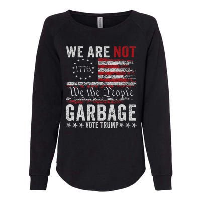 Make Garbage Great Again Garbage For Trump 2024 Womens California Wash Sweatshirt